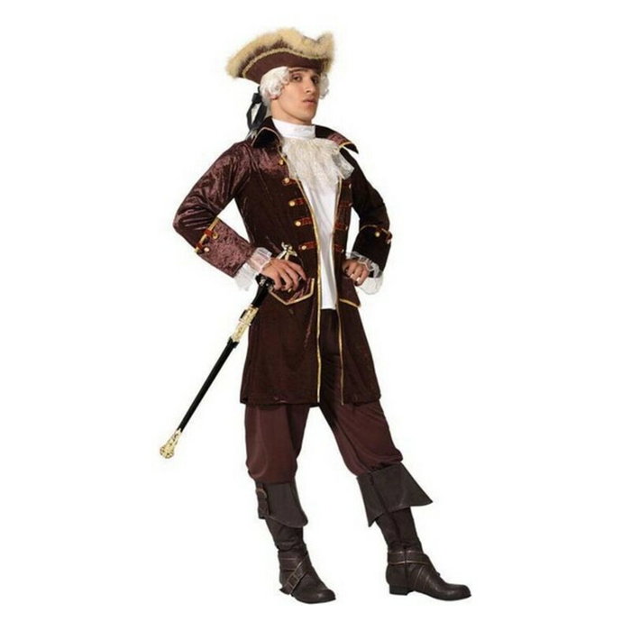 BigBuy Carnival Déguisement Pirate Marron XS-S