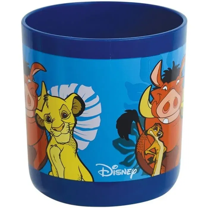 Fun House Lot de Vaisselle Disney Le Roi Lion - 7 Pièces (Assiettes, Mug, Gourde, Boîte Goûter, Verre, Couverts) - Modèle 006360