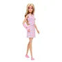 Barbie JJN56 Fashionistas - Poupée Barbie avec plâtre rose, haut et jupe à carreaux, pour jeu créatif à partir de 3 ans
