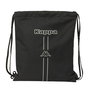 Sac à dos serré par des ficelles Kappa Dark Noir 35 x 40 x 1 cm
