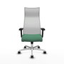 Piqueras y Crespo Chaise de Bureau Albacete Vert émeraude et Blanc