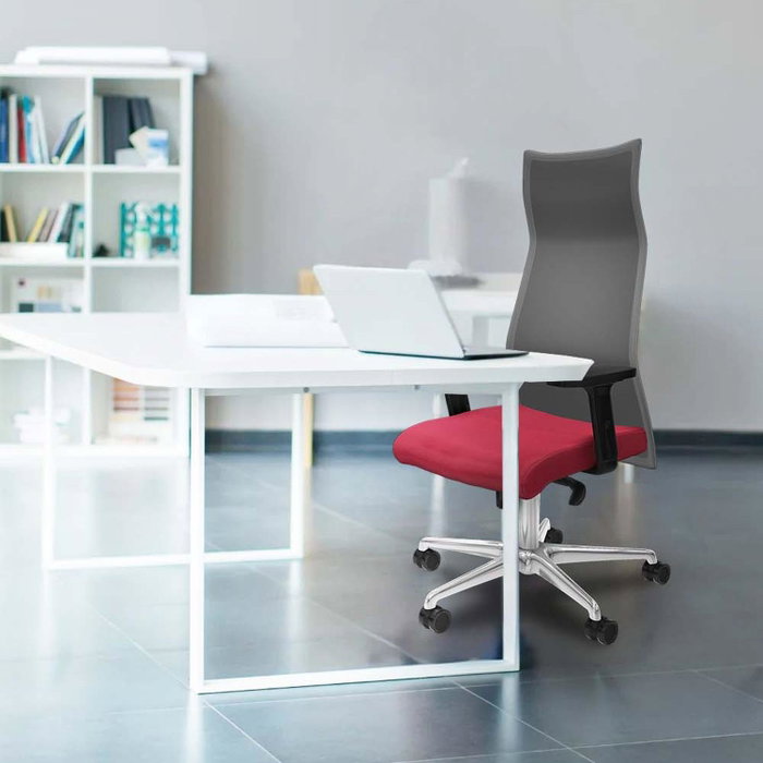 Piqueras y Crespo Chaise de Bureau Albacete Vert émeraude et Blanc