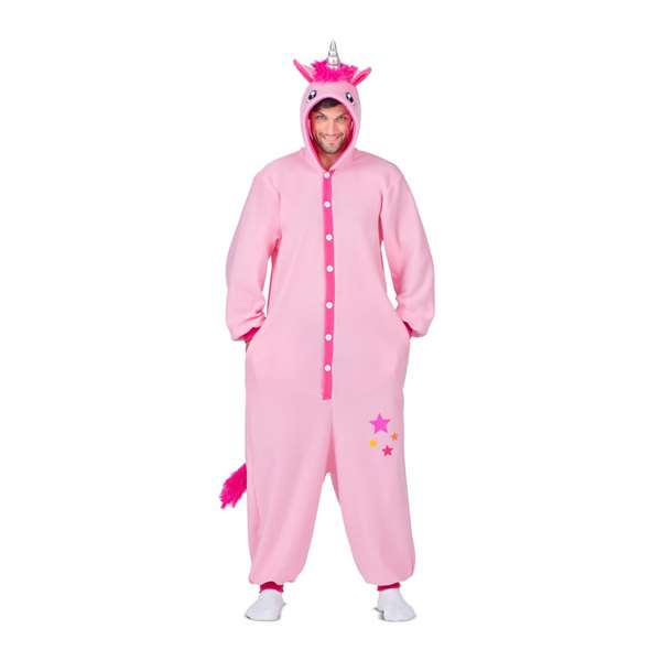 My Other Me - Déguisement Kigurumi Licorne Adulte XXL Rose - Capuche et Queue