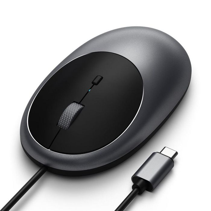 Satechi C1 - Souris Filaire USB-C avec LED Indicatrice et Bouton Réglable DPI (800/1200/2400/3200) Satechi C1 - Souris Filaire USB-C avec LED Indicatrice et Bouton Réglable DPI (800/1200/2400/3200)