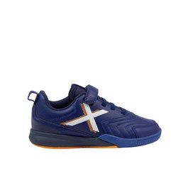 Chaussures de Futsal pour Enfants Munich Rondito Kid Elastic Laces Bleu