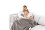 Beurer HD-150-XXL Couverture chauffante électrique, grande taille Taupe Cosy, tactil doux, 6 niveaux de chaleur, système de sécurité BSS, arrêt automatique