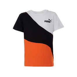 T shirt à manches courtes Enfant Puma Power Cat Noir