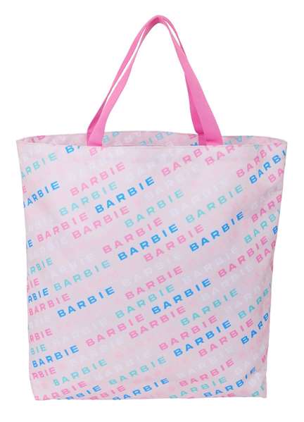 Safta Sac shopping Barbie Logomania 50 x 45 x 10 cm pour enfant à partir de 3 ans
