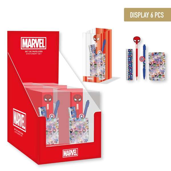 Cerdá Set de papeterie porte-crayons Avengers Taille Unique - Multicolore, À partir de 3 ans
