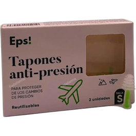 DEITERS Bouchons d'oreilles antipression, lot de 2 unités
