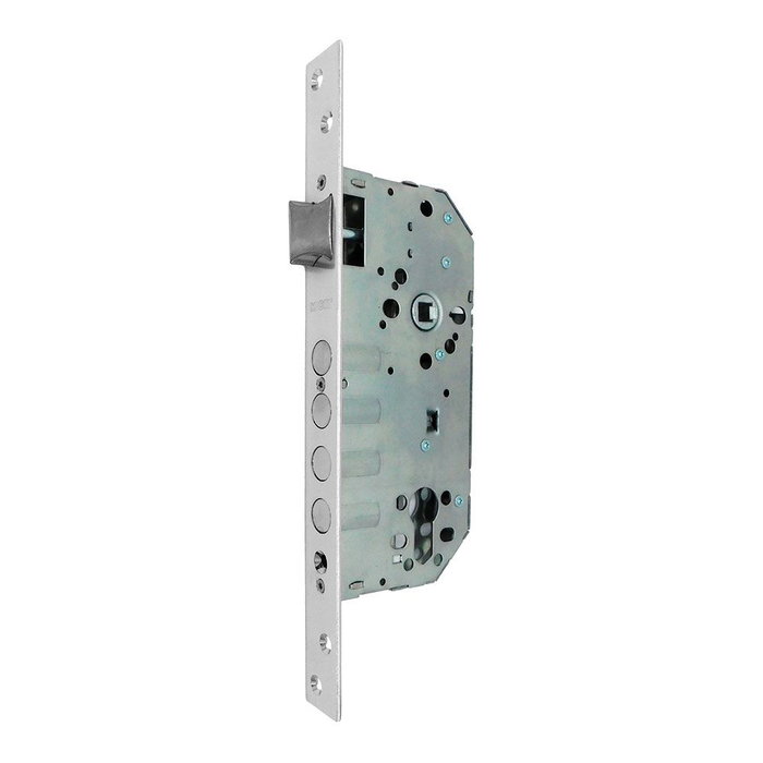 Micel CRE13 Serrure à mortaiser 50/85 mm Acier nickel satiné pour porte bois Micel CRE13 Serrure à mortaiser 50/85 mm Acier nickel satiné pour porte bois