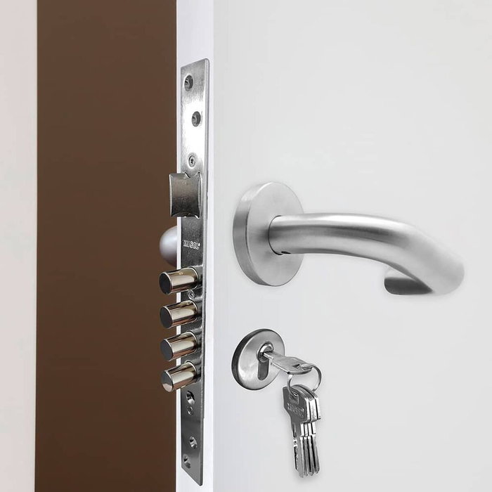 Serrure à mortaiser Micel Acier 85 mm