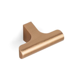 VIEFE Poignée de meuble Hikoni 60x36 mm Aluminium Noir Brossé, Laiton Cava, Bronze