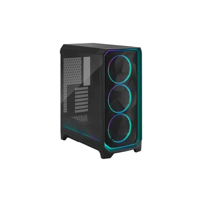 Fractal Design Meshify 3 Ambience Pro RGB Boîtier PC E-ATX (277 mm) Noir avec 3 Ventilateurs et USB Type C 20 Gbps FRA7340172707189
