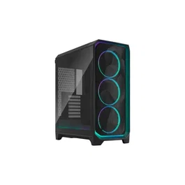 Fractal Design Meshify 3 Ambience Pro RGB - Boîtier PC Noir, E-ATX (277 mm), 3 Ventilateurs ARGB, USB Type-C 20 Gbps, Gestion des Câbles