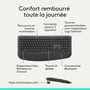 Logitech Signature Comfort Plus MK880 - Ensemble Clavier et Souris Sans fil - Graphite