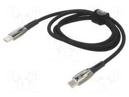 BASEUS Câble USB C vers USB C 1m 100W noir textile
