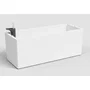 ARTEVASI - Jardinière Rimini 20 x 51 x H 20 cm - 17 L - Blanc - Système d'arrosage automatique inclus