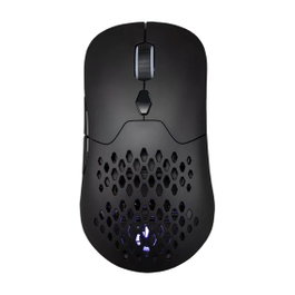 Hiditec GME010005 Souris Gaming GX30 Pro sans fil 26000 DPI capteur Pixart 3395 ARGB Bluetooth USB Kailh