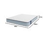 Cecotec Matelas mémoire Flow ViscoCare 1900 80x200 cm fermeté moyenne ergonomique