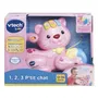 VTECH Baby 1,2,3 P'tit Chat Rose - Chaton parlant et chantant avec nez lumineux, 12 mélodies, jouet à tirer pour enfant de 12 à 36 mois