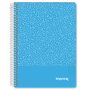 Cahier Imprex Bleu A5 80 Volets (4 Unités)