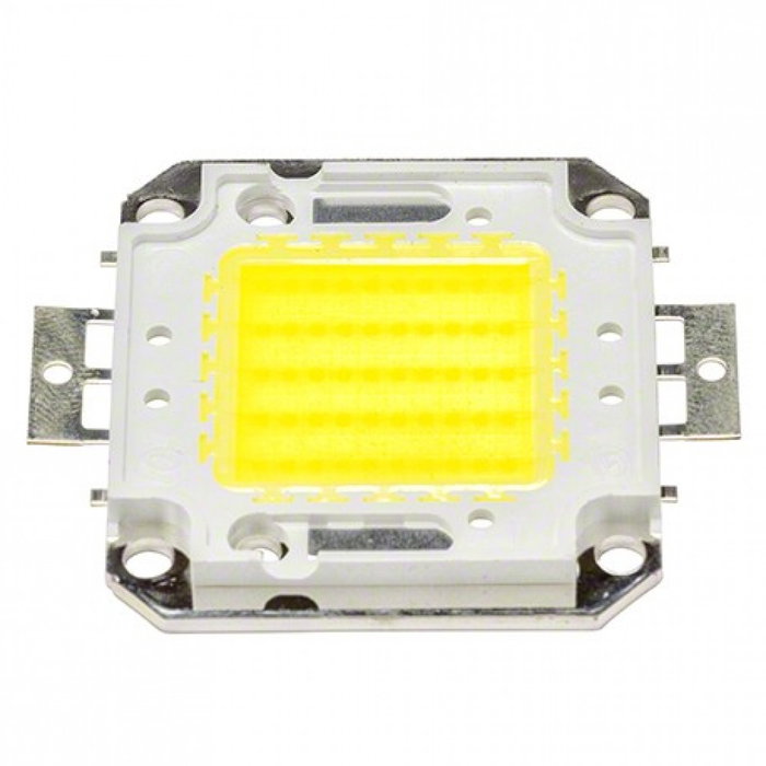 Pack de 4 LED haute puissance 50W 5000Lm 6000K COB30