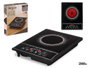 Argon Plaque de cuisson infrarouge 2000W digitale 28 x 6 x 36 cm noir et rouge verre (Set de 6)