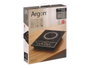 Argon Plaque de cuisson infrarouge 2000W digitale 28 x 6 x 36 cm noir et rouge verre (Set de 6)