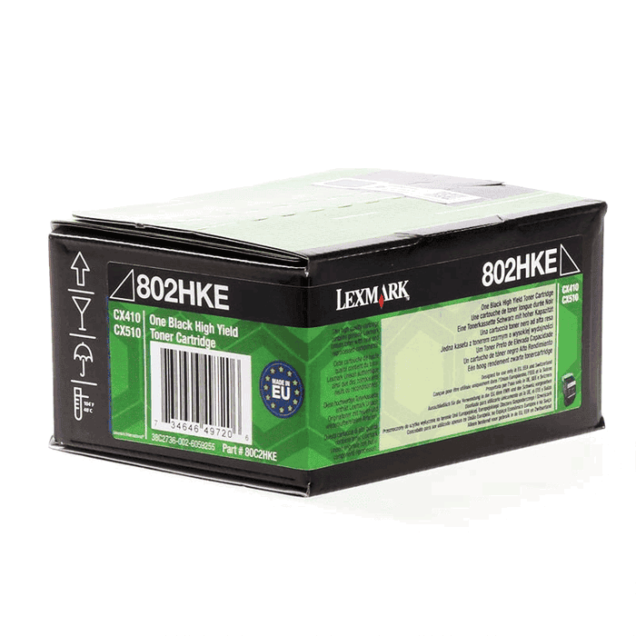 Lexmark 802HK / 80C2HKE Toner Noir XXL Haute Capacité pour Imprimante Lexmark 802HK / 80C2HKE Toner Noir XXL Haute Capacité pour Imprimante