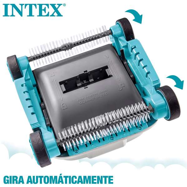 Intex ZX300 Robot nettoyeur de piscine automatique, pour fond et parois, âge min. 6 ans, boîte et notice en espagnol/anglais Intex ZX300 Robot nettoyeur de piscine automatique, pour fond et parois, âge min. 6 ans, boîte et notice en espagnol/anglais