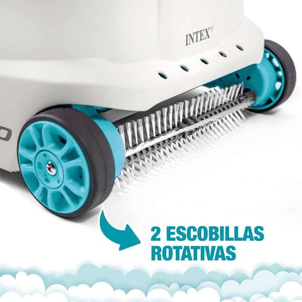 Intex ZX300 Robot nettoyeur de piscine automatique, pour fond et parois, âge min. 6 ans, boîte et notice en espagnol/anglais Intex ZX300 Robot nettoyeur de piscine automatique, pour fond et parois, âge min. 6 ans, boîte et notice en espagnol/anglais
