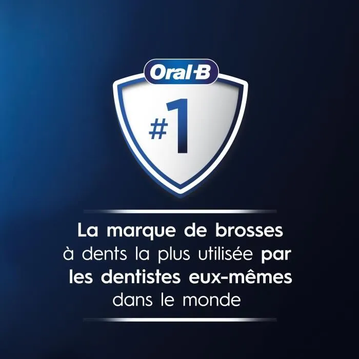 Oral-B Pro Series 1 Brosse à dents électrique bleue - Brossette Sensitive Clean avec capteur de pression pour gencives