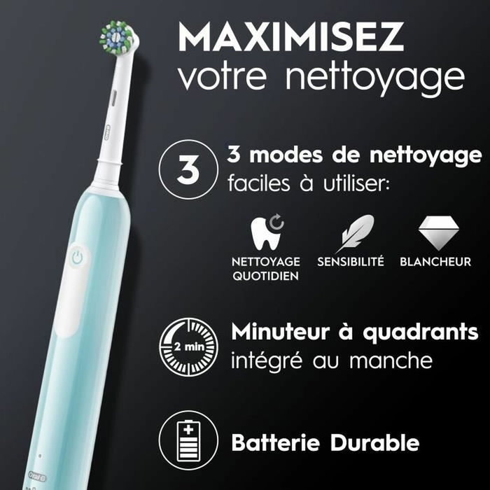 Oral-B Pro Series 1 Brosse à dents électrique bleue, Sensitive Clean Oral-B Pro Series 1 Brosse à dents électrique bleue, Sensitive Clean