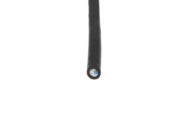 Vivolink Câble microphone professionnel XLR double paire blindé cuivre, 100 mètres, noir, diamètre 6 mm