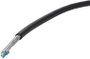 Vivolink Câble microphone professionnel XLR double paire blindé cuivre, 100 mètres, noir, diamètre 6 mm