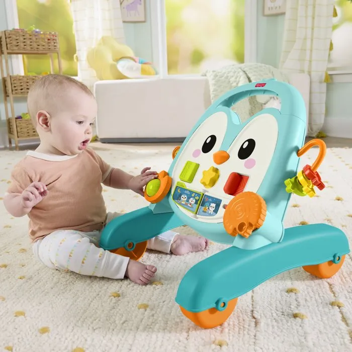 Fisher Price Trotteur pingouin JHF74 - Sons et Activités