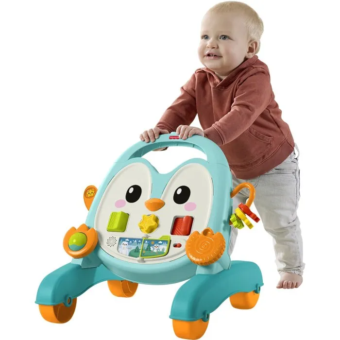 Fisher Price Trotteur pingouin JHF74 - Sons et Activités