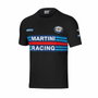 Sparco T-shirt Martini Racing Noir S
