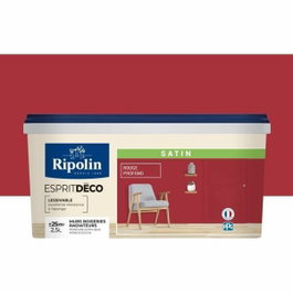 Ripolin Esprit Deco Rouge Profond Satiné 2,5 L