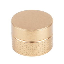 VIEFE Poignée en aluminium pointé diamètre 40 mm en laiton pour cava brossé