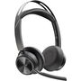 Poly (Plantronics) Headset Voyager Focus 2 MS avec station de charge 9T9J6AA#AC3 pour Microsoft Teams - Noir