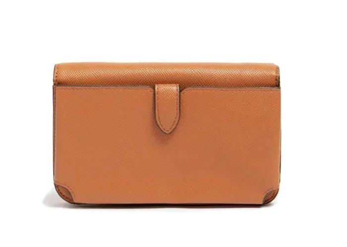 Guess Laurel Sac en textile avec organisateur de téléphone - Cognac clair