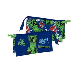 Toybags Étui Triple Minecraft Boom Creeper 10 x 23 x 4 cm