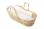 Muñecas Arias Panier en osier avec deux anses, protecteur, matelas et coussin