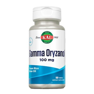 KAL Gamma Oryzanol 100 mg, 100 comprimés - Complément alimentaire à base d'extrait d'huile de son de riz KAL Gamma Oryzanol 100 mg, 100 comprimés - Complément alimentaire à base d'extrait d'huile de son de riz