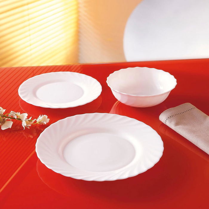 Plato Llano Opal Trianon Arcoroc 24,5 cm