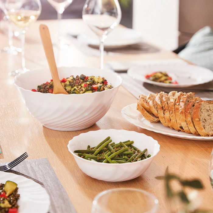 Plato Llano Opal Trianon Arcoroc 24,5 cm