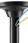 Vivolink VLMC3770S - Support de plafond télescopique professionnel, capacité 50 kg, VESA 600x400, rotation 360°, inclinaison, écrans 37 à 70 pouces