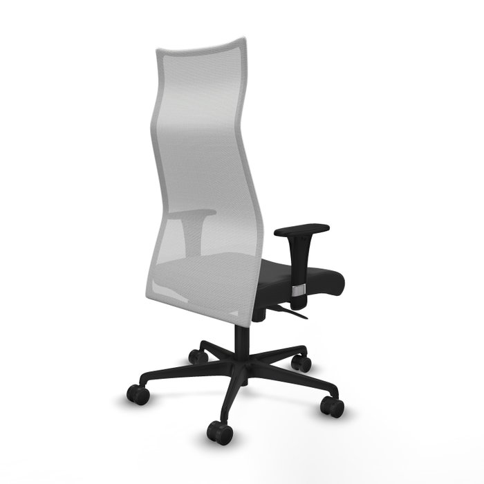Piqueras y Crespo Chaise de Bureau Albacete Gris foncé et Blanc